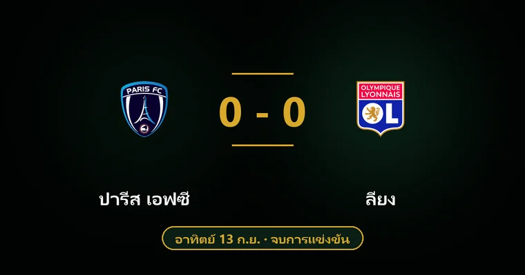 ปกบทวิเคราะห์ ปารีส เอฟซี พบ ลียง