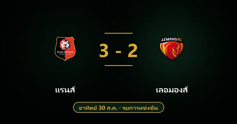ปกบทวิเคราะห์ แรนส์ พบ เลอมองส์